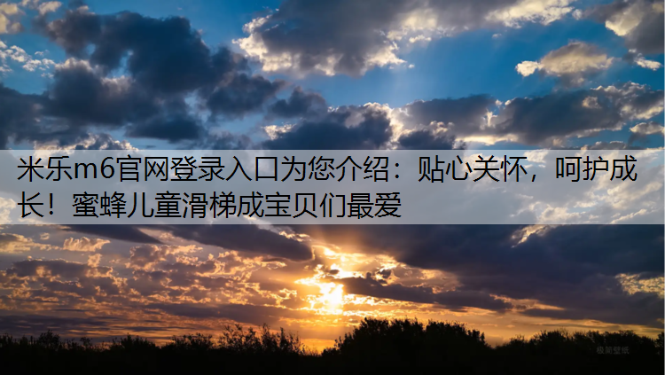 贴心关怀，呵护成长！蜜蜂儿童滑梯成宝贝们最爱